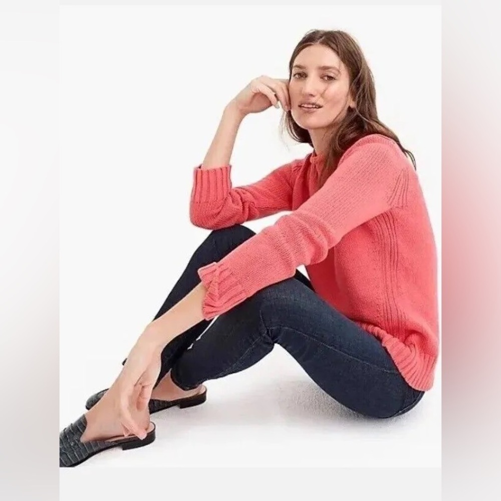 J Crew Always Roll Neck Sweater in Salmon size 2X